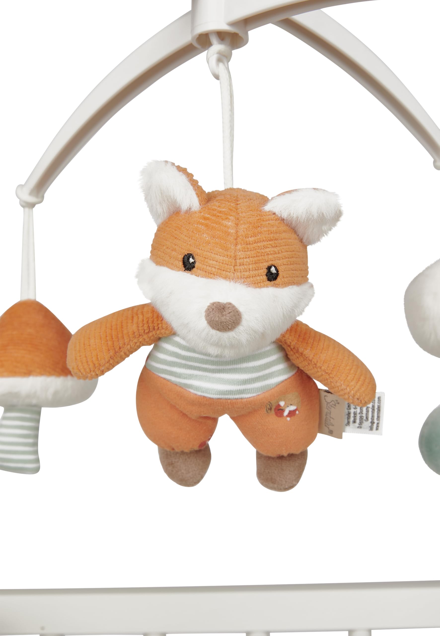 Sterntaler Mobile Fuchs Filou - Musik Mobile mit Spieluhr Melodie Mozart´s Wiegenlied - Baby Mobile für Wiege, Bett & Laufstall - Geschenkidee für Jungen & Mädchen, bunt