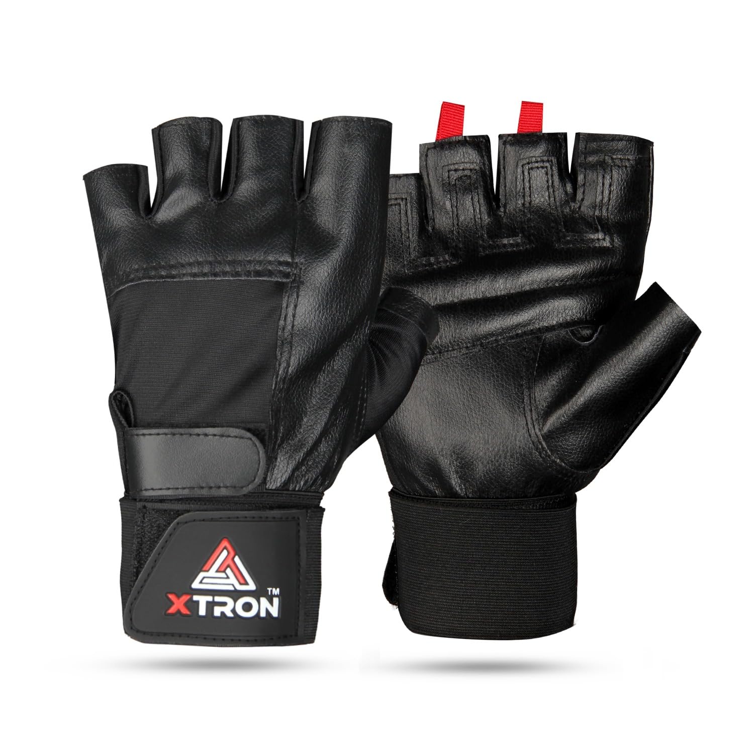 XTRON Gym Gloves Weight Lifting Fitness Gloves Men & Women for Workout, Training, Exercise, Cycling Gloves, Bike Sports Gloves (Basic DX 023) (Black)-image-17