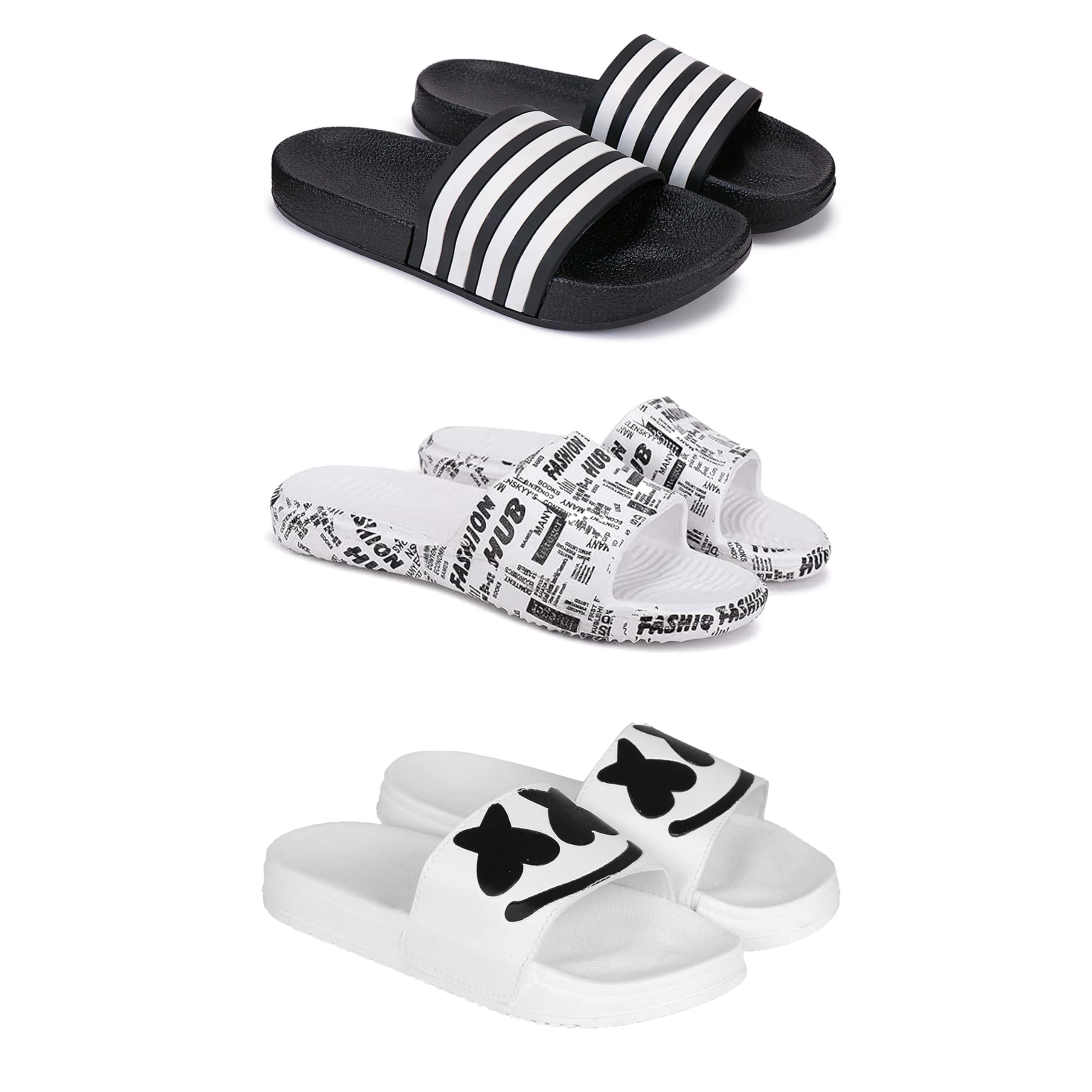 Men's Sandals | Lightweight Wear| Stylish & Easy to Wear For Men's PCV-San-(3-COMBO)-3024-3104-3030-image-47