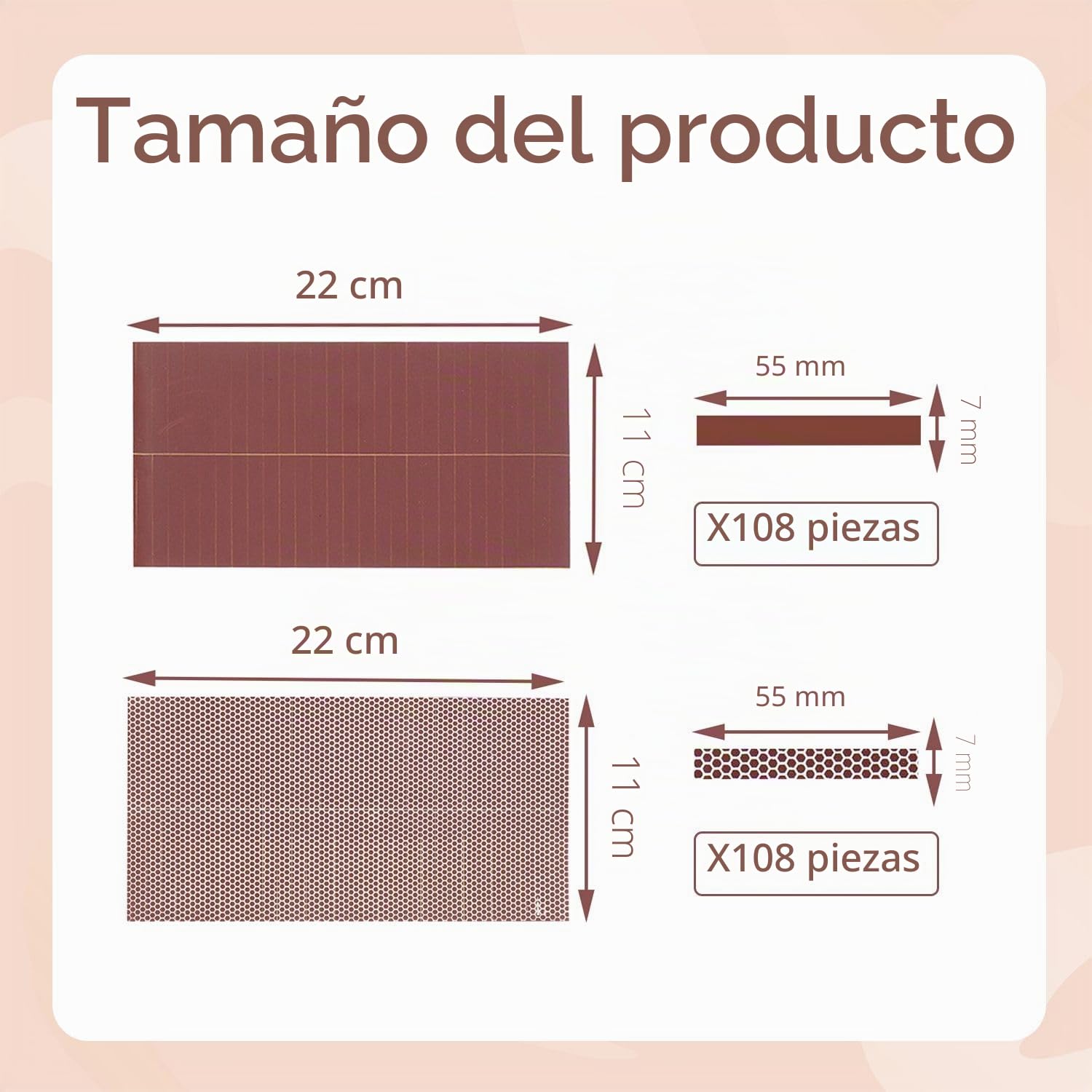 4 paños de fósforo abiertos (216 unidades), papel de cerillas portátil, paños autoadhesivos