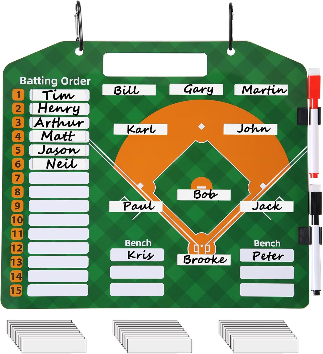 SANXIULY Baseball Clipboard for Coaches,Dry Erase