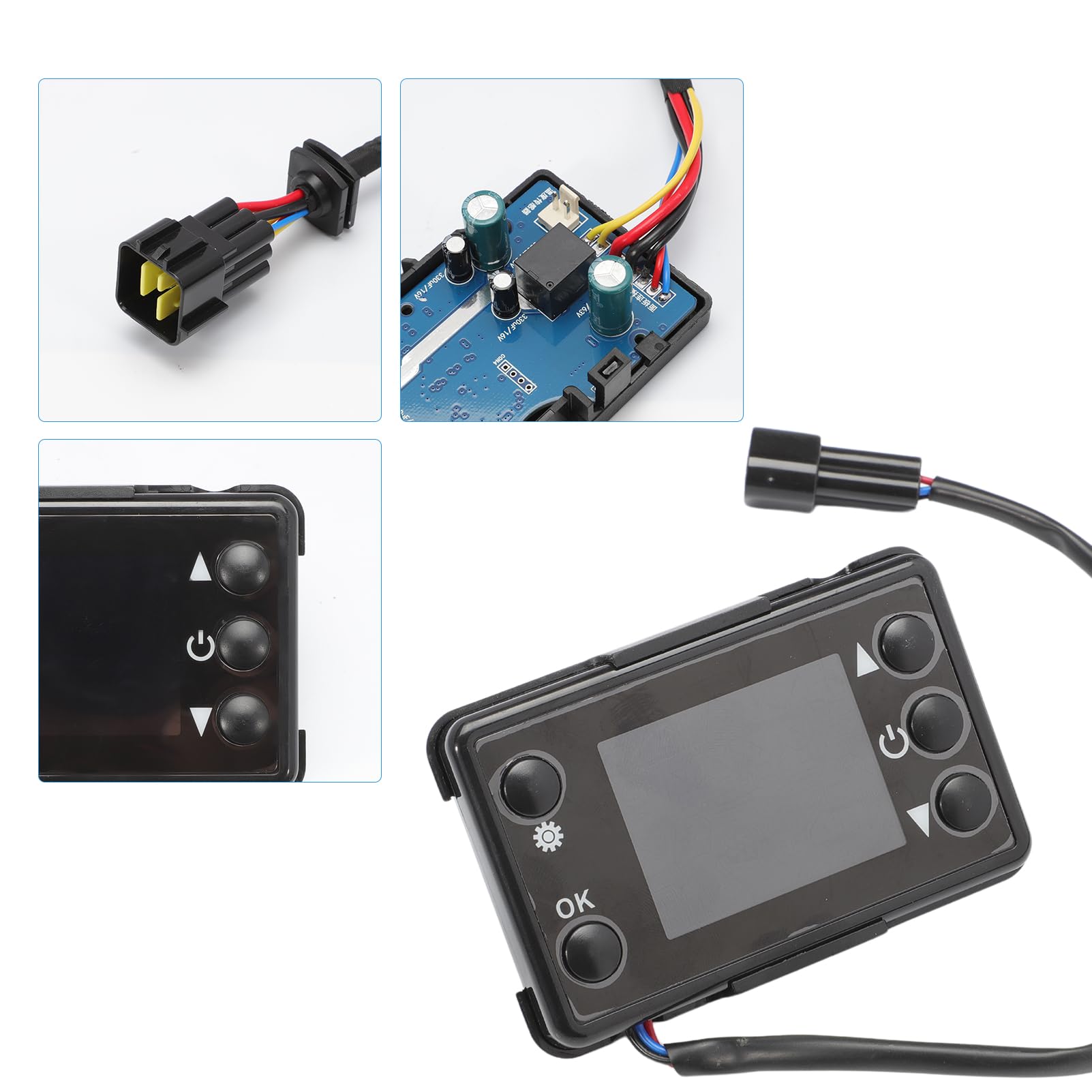 12V/24V 3-5KW Scheda principale Controller per riscaldatore diesel, interruttore LCD Controller per riscaldamento diesel dell'aria, riscaldamento del parcheggio dell'auto