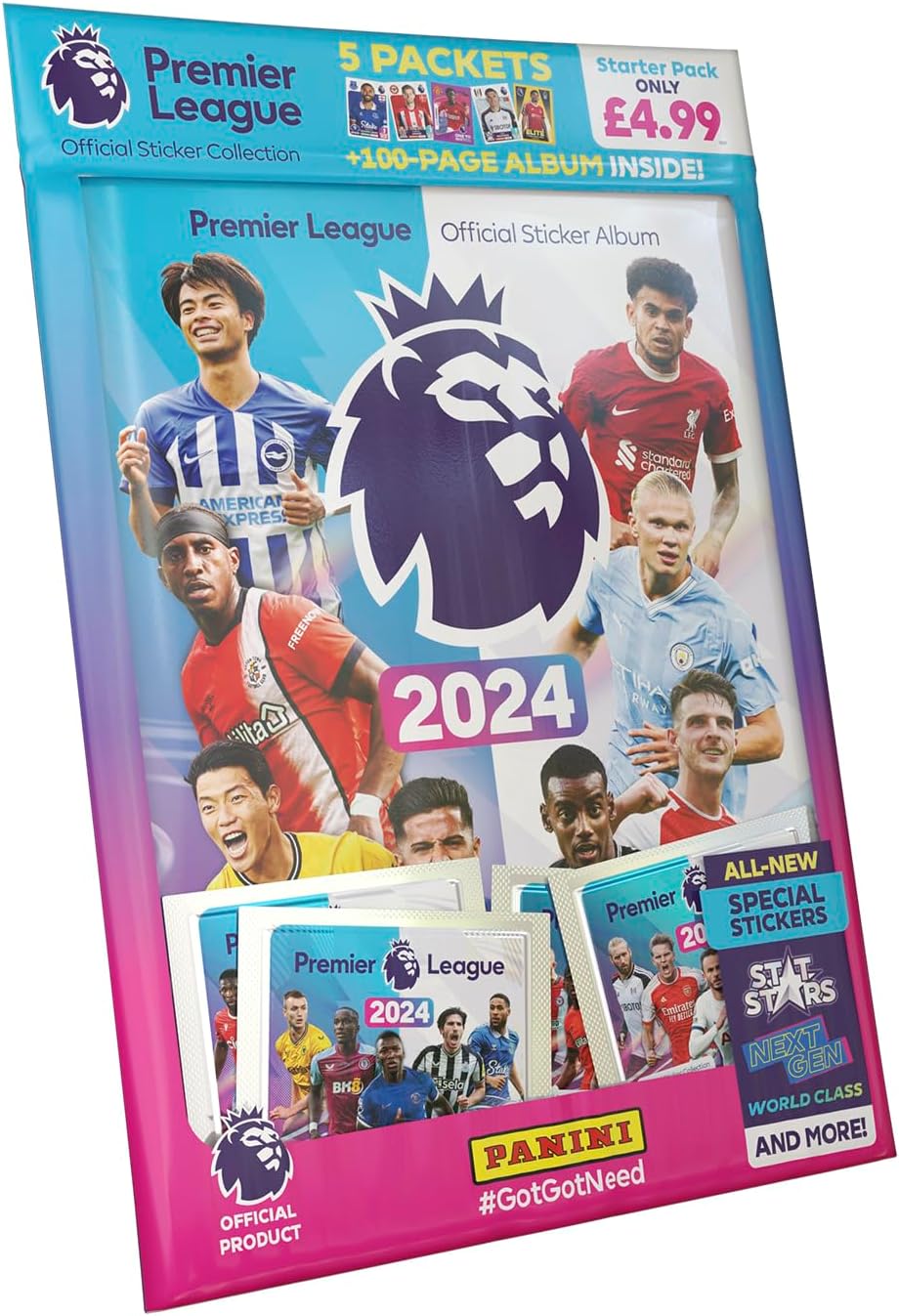 Premier League 2023/24 Sticker Collection Starter Pack