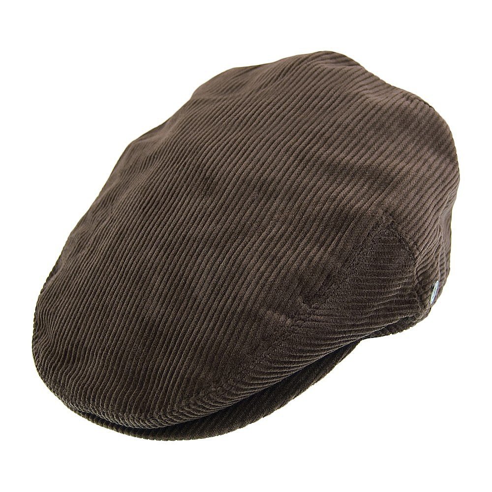 Jaxon & James Corduroy Flat Cap - Brown Medium
