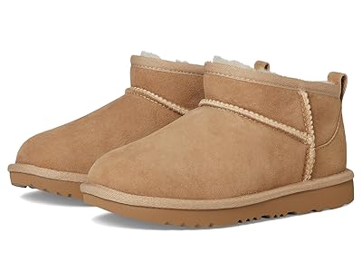 UGG Kids Classic Ultra Mini (Little Kid/Big Kid) Kids Shoes Sand : 1 Little Kid M, Sheepskin