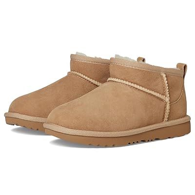 UGG Kids Classic Ultra Mini (Little Kid/Big Kid) Kids Shoes Sand