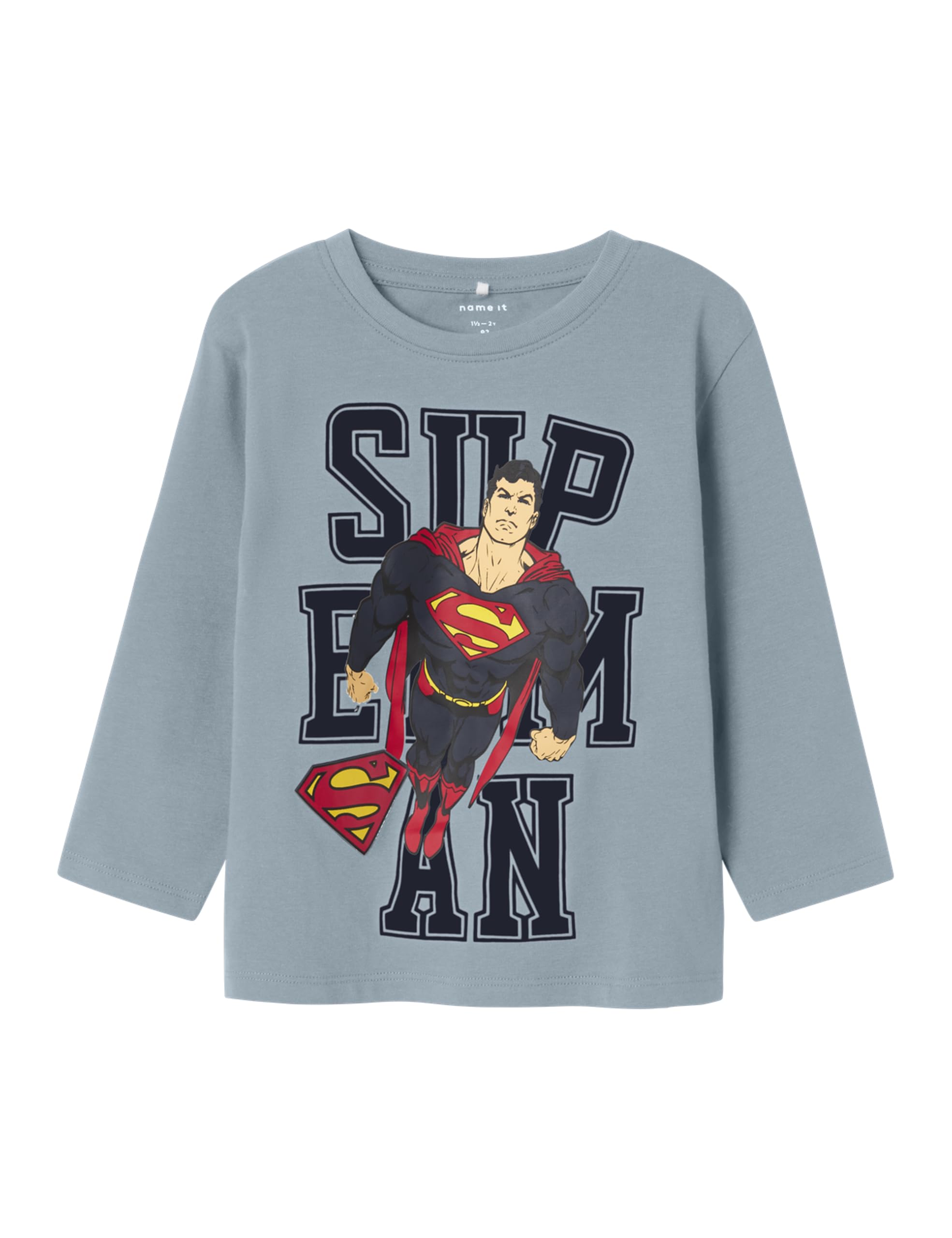 NAME IT Boy Oberteil mit Langen Ärmeln Superman