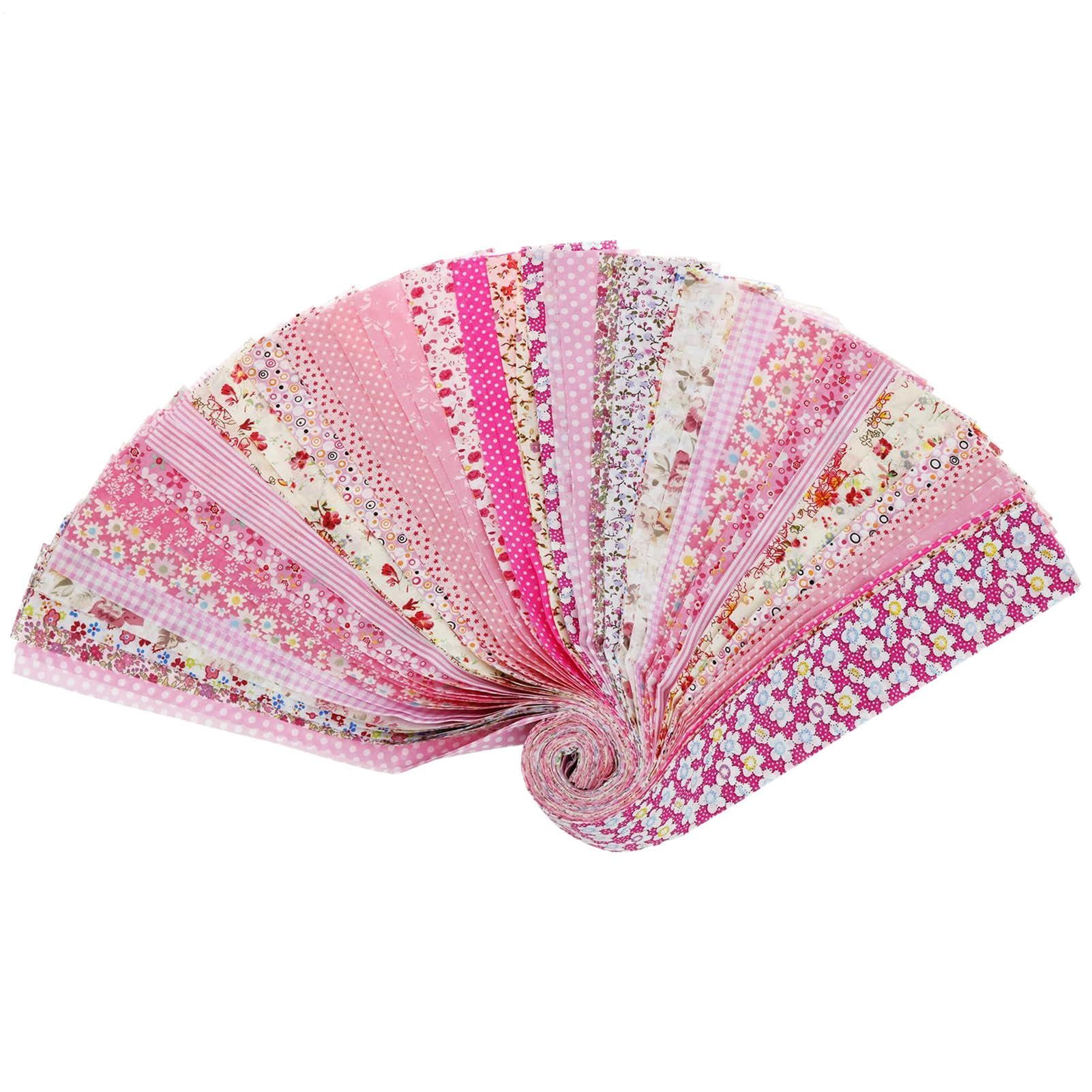 Jelly Roll Stofstrips – 40 Stuks Katoen, 50x6,5 Cm, Geschikt Voor Quilten, Kleding, Tassen, Kussens En Knutselen