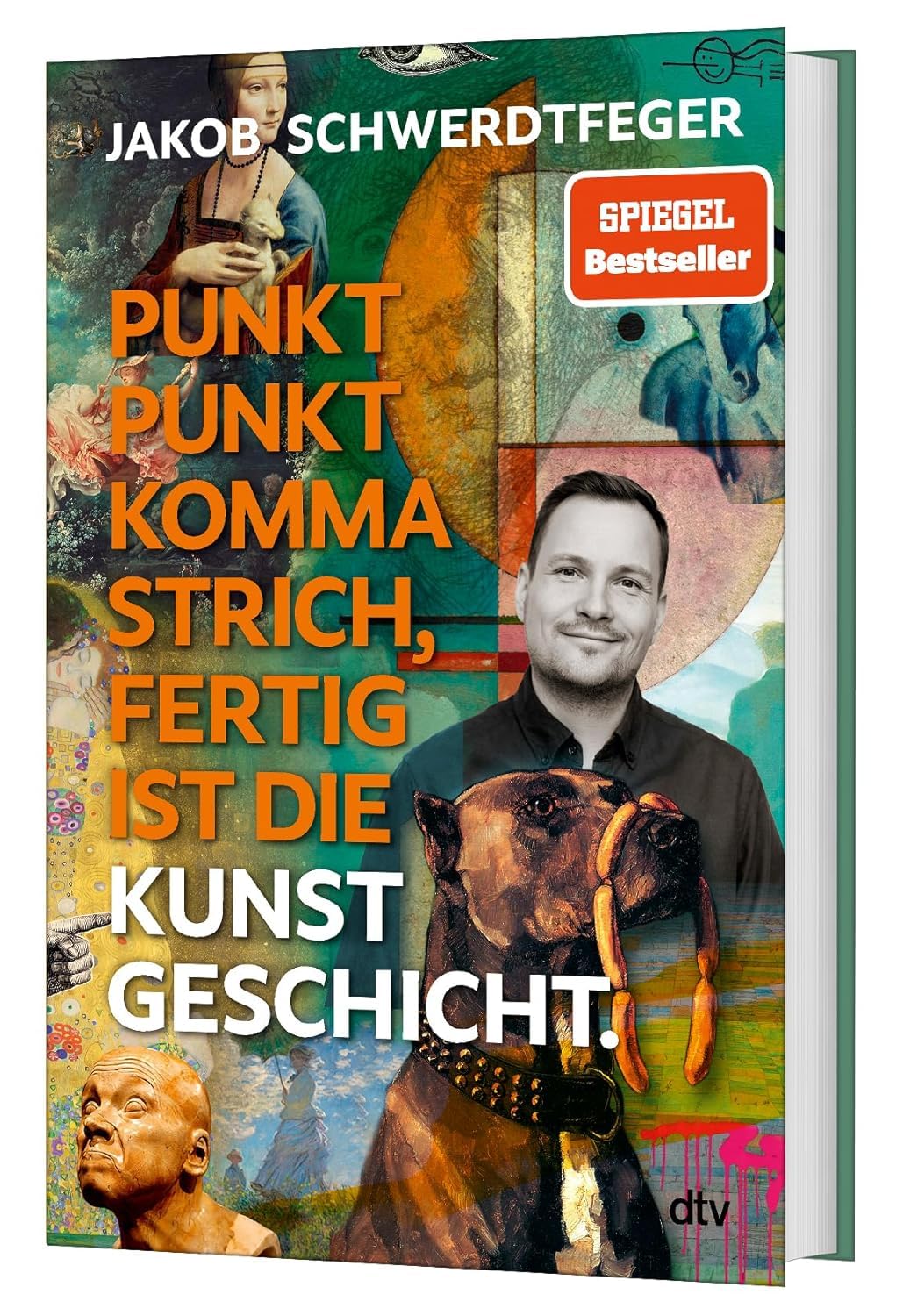 Jakob Schwerdtfeger - Buchset Kunstcomedy, Kunstgeschichte - mit Ich sehe was, was du nicht siehst, und das ist Kunst sowie Punkt Punkt Komma Strich - Sachbücher mit exklusivem Lesezeichen