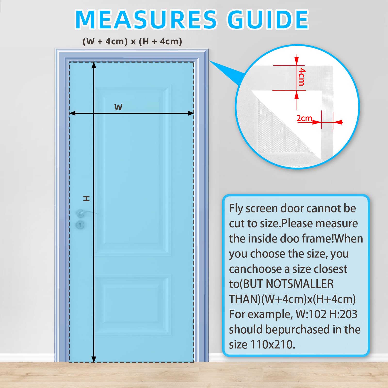Wzlxcxxy Zanzariera Magnetica 95x155cm, Zanzariera Porta di Nuova Concezione, Buona Estate Lontano dalle Zanzare, Bianco