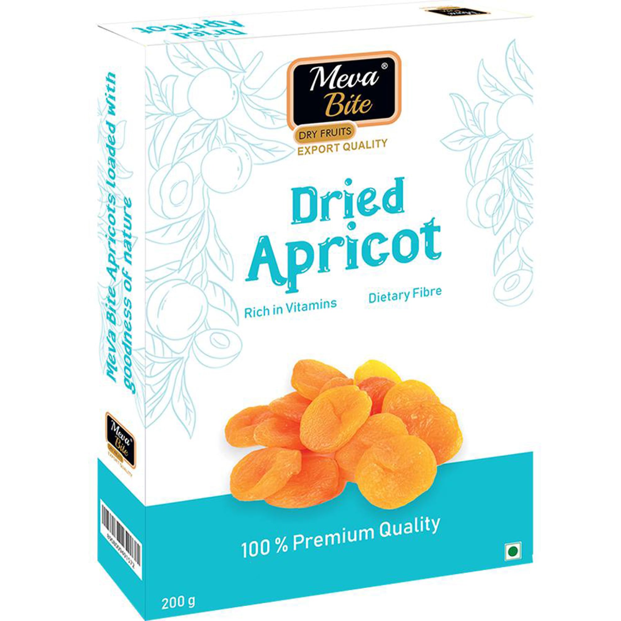 MevaBite Dried Apricot 200 grams | Premium Soft & Jumbo Seedless Apricot Sun-dried Goodness Food | Gluten Free Dry Fruit - Vegan Khubani - Rich In Vitamins & Dietary Fibers (B0B5TXW2GN) Amazon Price History, Amazon Price Tracker