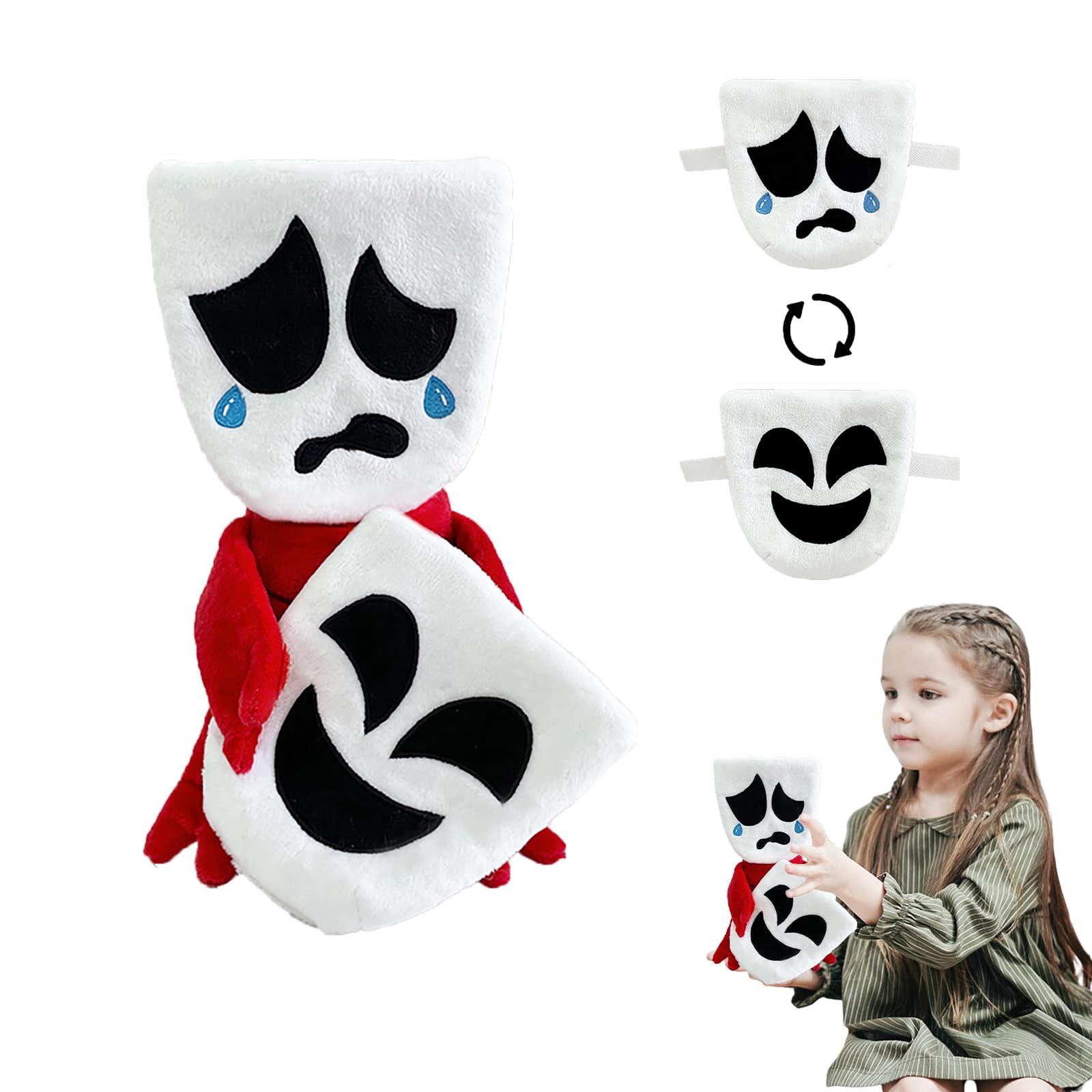 The Amazing Digital Gangle New Plush Toys,Circus Plushies Stuffed Pomni Jax Plushie Doll,Cyber Circus Cute Soft Stuffed Rabbit Figure Plush for Kids Boys Girls TV fans Birthday Gifts