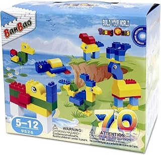 BanBao Young Ones Block Building Kit (70 Piece), Assorted