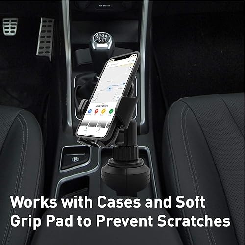 Miniatura 7 de Macally Soporte para portavasos - Soporte universal para teléfono de coche para iPhone, Samsung y teléfonos inteligentes