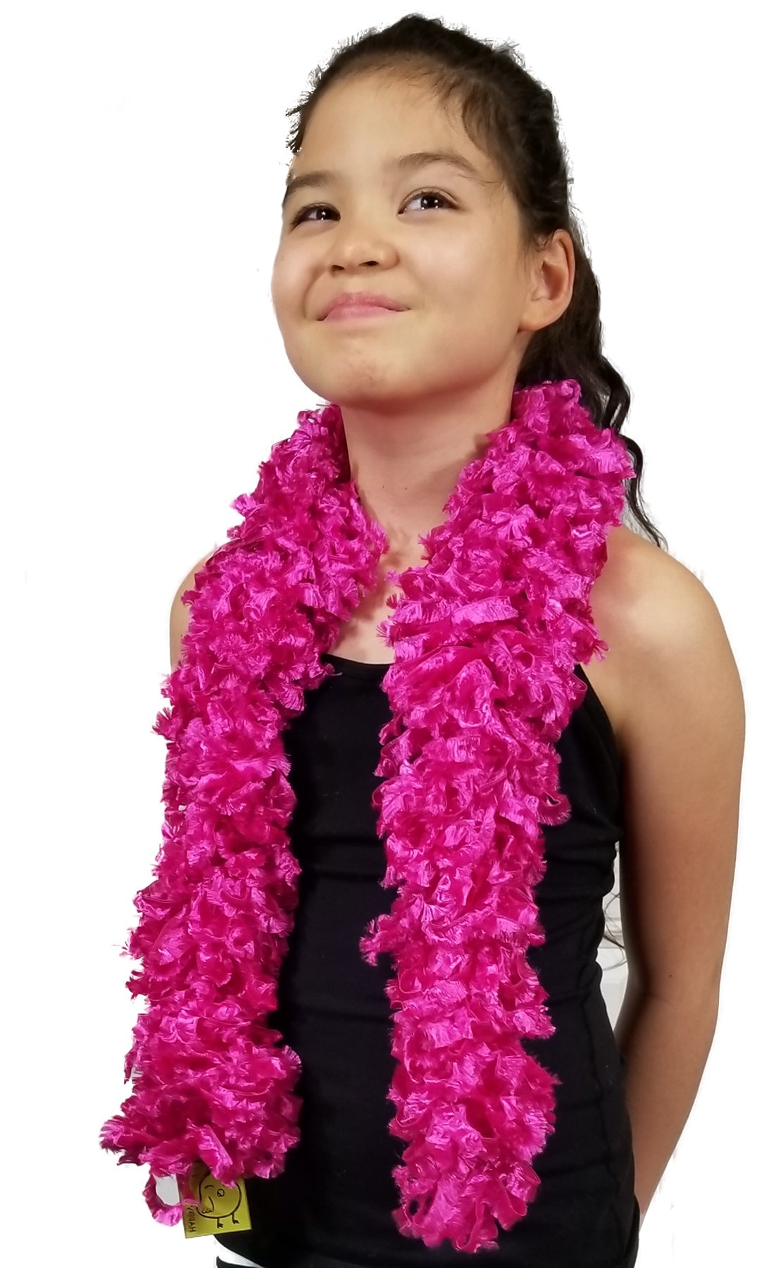 Featherless Child Original Faux Feather Boa (Made of Yarn) - 40 inch, U.S. Patent # D814,740. Cut to Length. Made in America