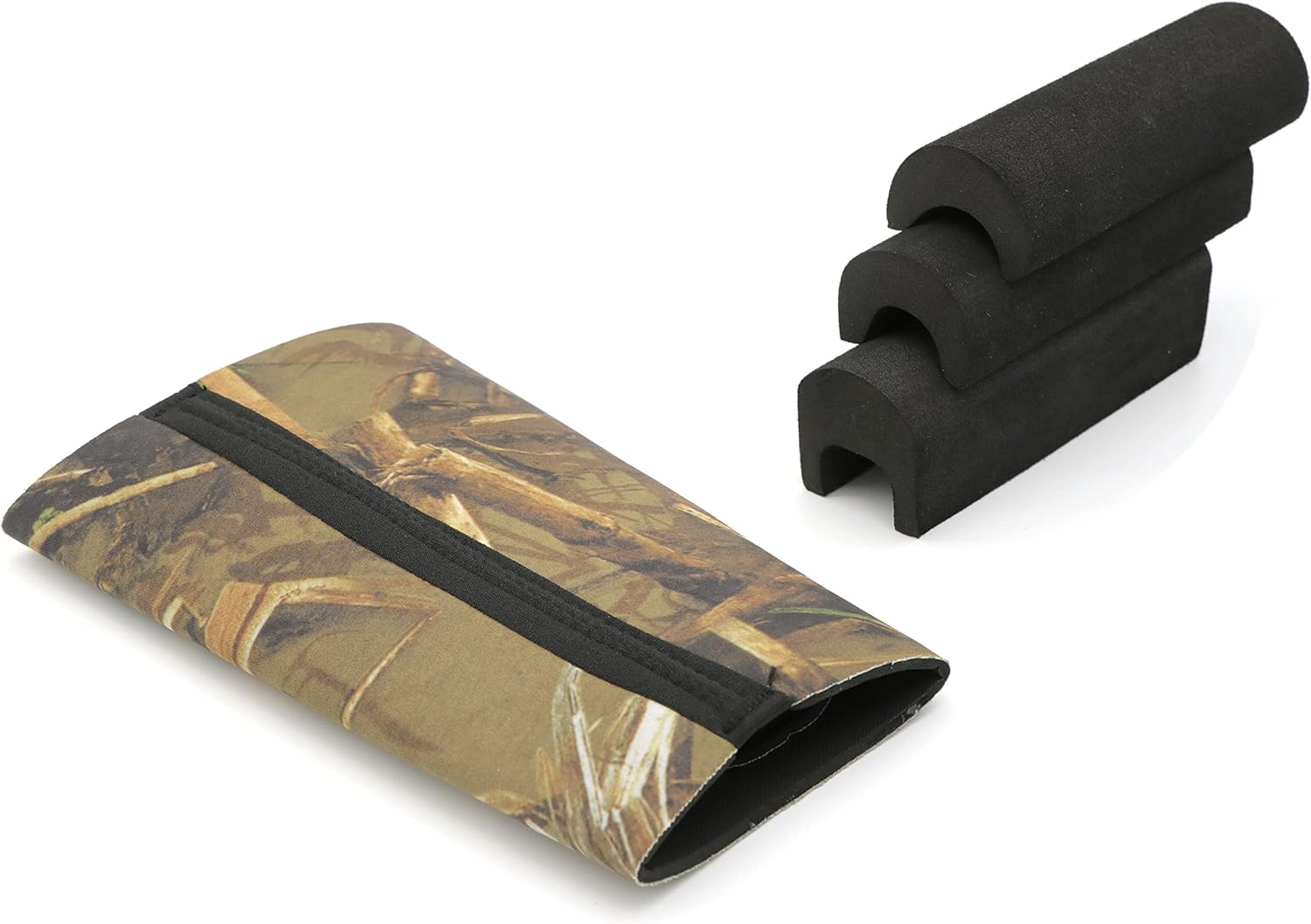 Tourbon Hunting Gun Stock Comb Cheek Rest Raiser Non-Slip Cover Slip On w/ 3 Height Inserts (No cartridges Holder)