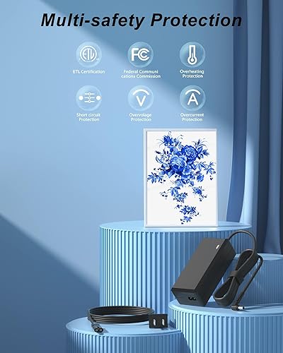 Miniatura 4 de VHBW 12V 4.17A Power Cord Replacement Compatible with Peloton Bike Charger Cord Compatible with Peloton Bike PLTN-RB1VO PLTN-RB1V1 PLTN-RB1VQ –(NOT