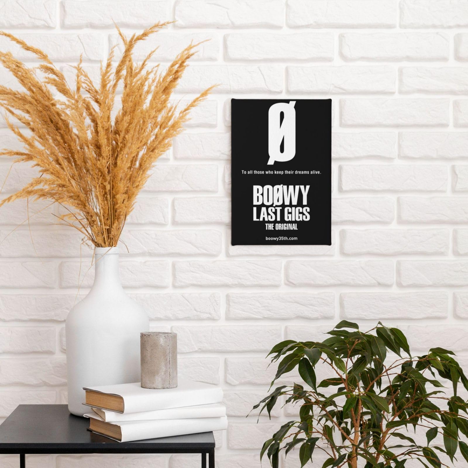 BOOWY／ピンズ／壁掛けアート 海外アーティストのアルバムジャケットやロゴをデザインした