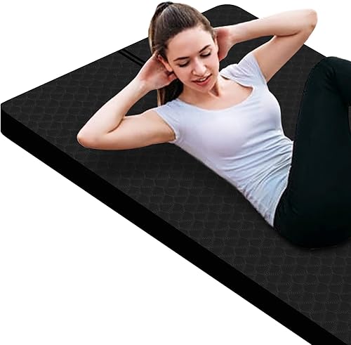 Miniatura 11 de nuveti Tapete Grande para Ejercicios - Tapete de Yoga de 15mm/20mm/30mm de Grosor | Tapete de Ejercicios para Fitness, Yoga, Pilates, Estiramientos