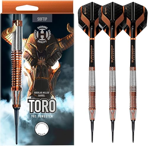 Harrows Dardos de punta suave de tungsteno Toro 90%