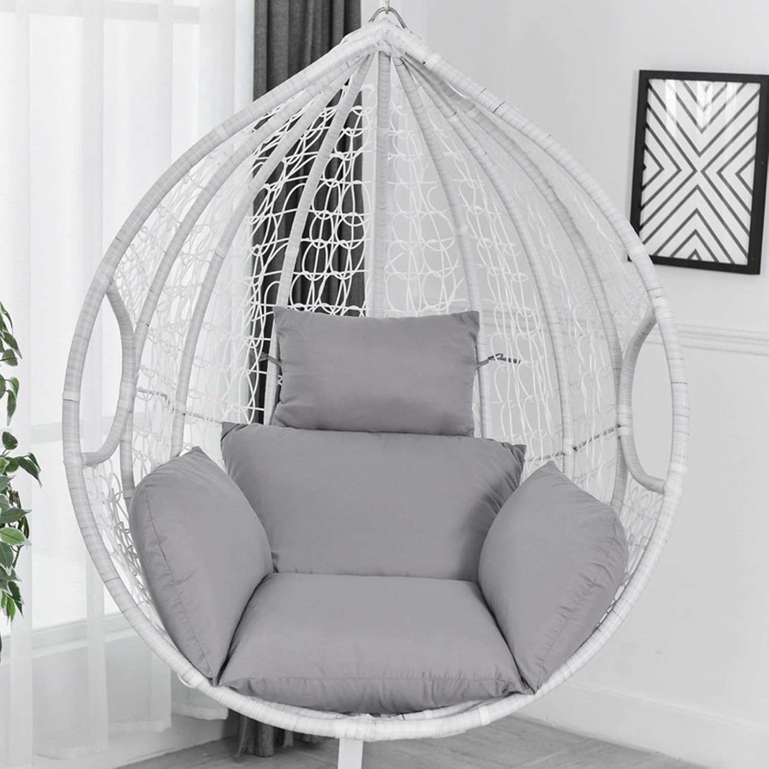 AYGJKIE Hanging Basket Chair Cushions Hammock Swing Chair
