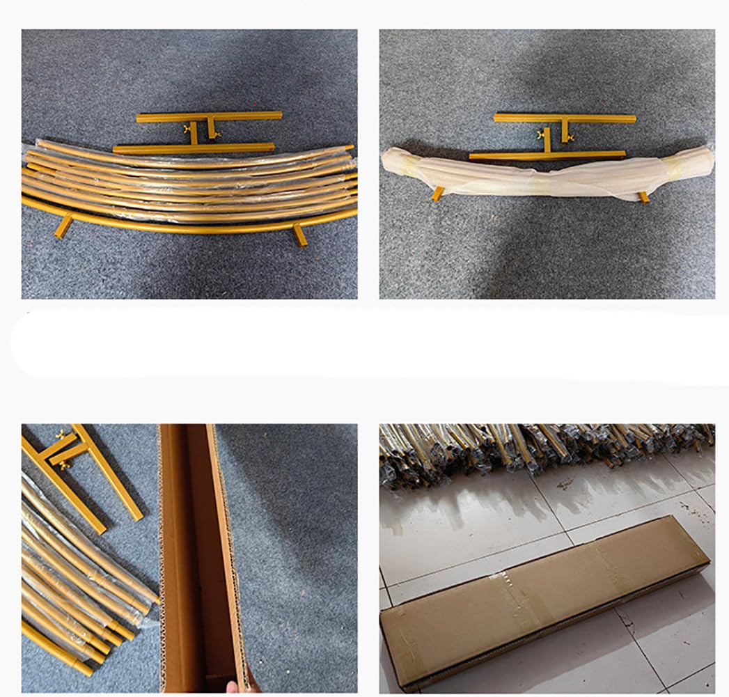 Metall-Ballonständer-Kit für Hochzeitsbögen, 2,4 m, runder Ballonbogen mit breiter Basis für DIY-Blumendekorationen und Ballongirlanden, perfekt für Hochzeitsveranstaltungen und Partys