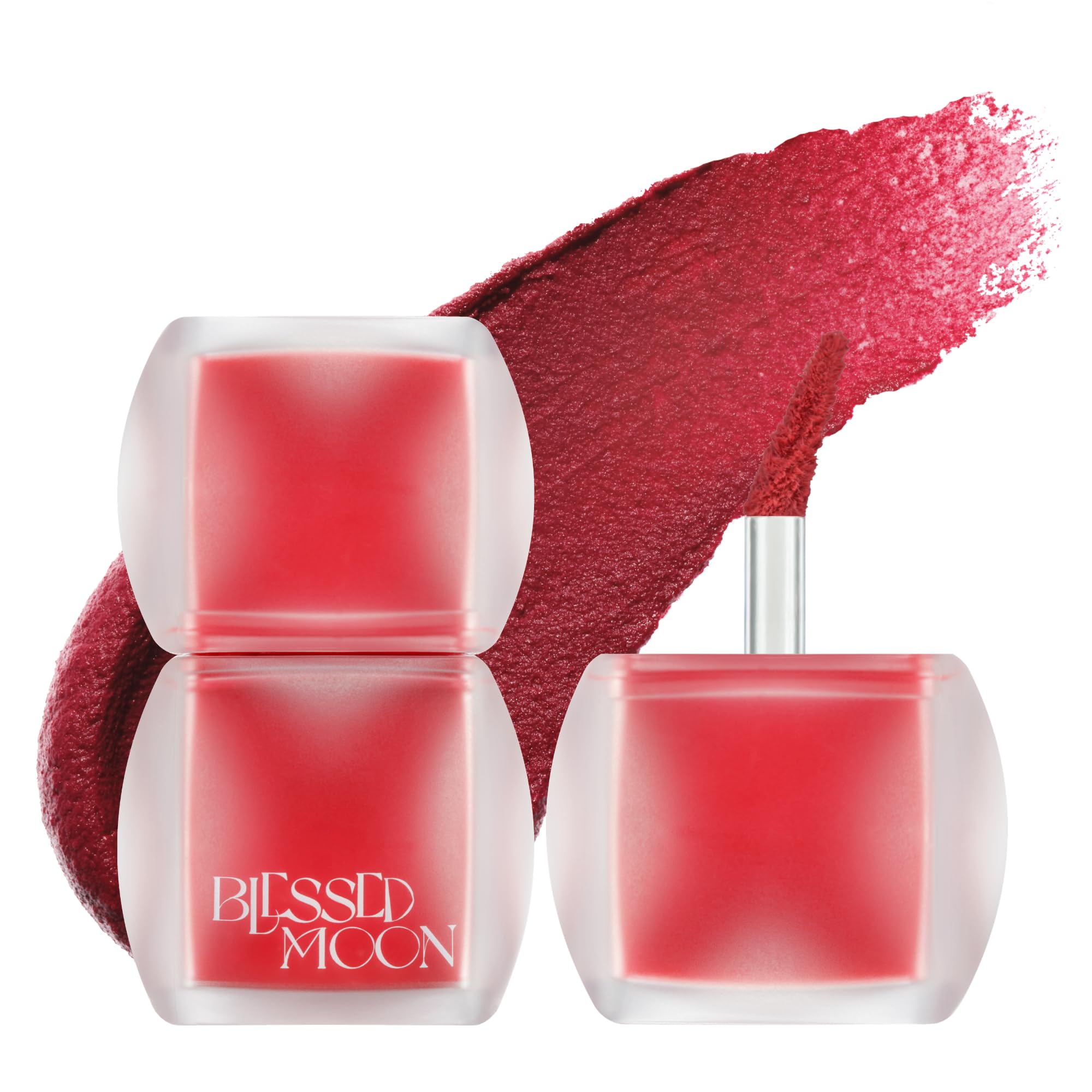 BLESSED MOON Veil Blur Lip Tint 02 Valencia Red Soft-Matte Finish