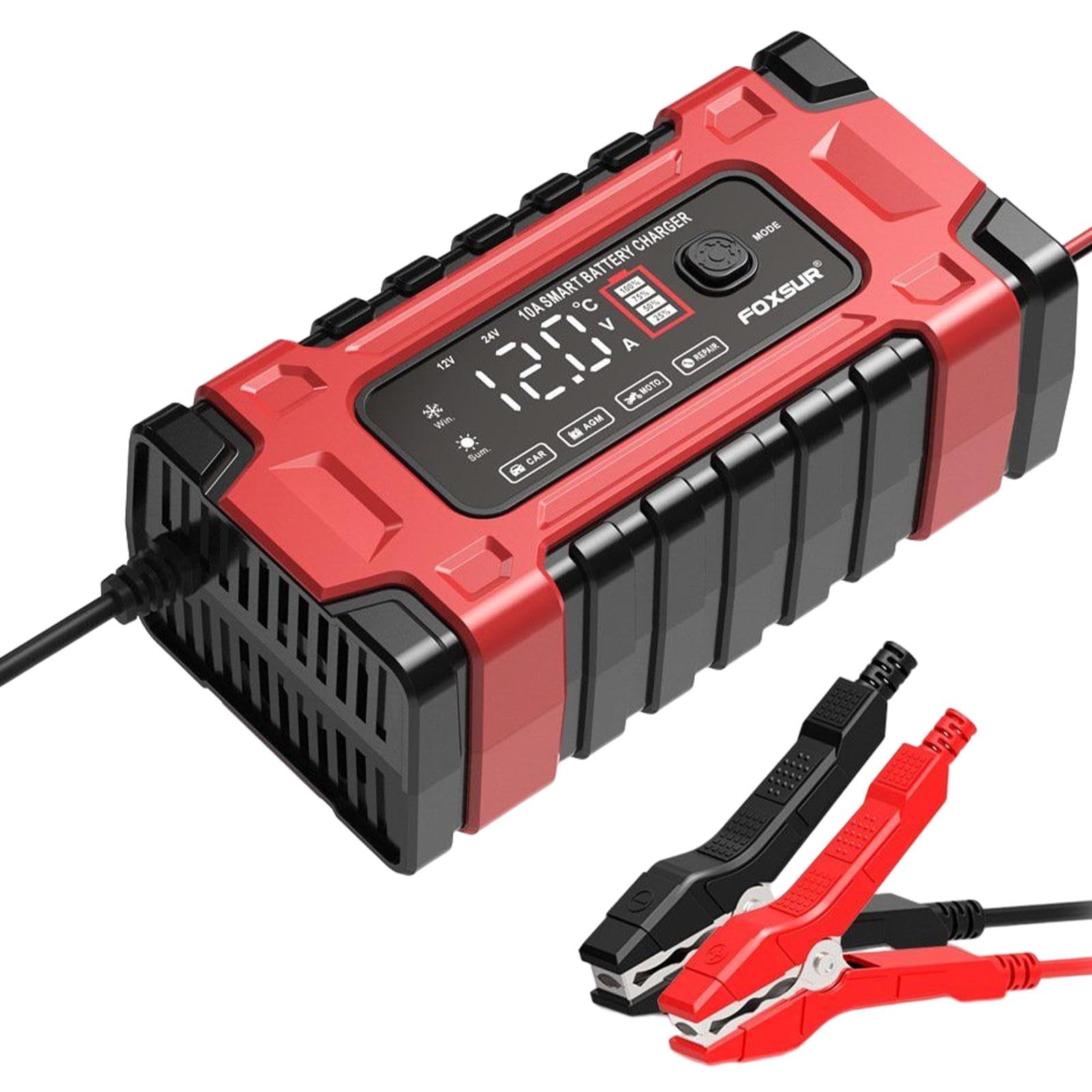 Car Battery Charger Smart Battery Desulfator for Lawn Mower Marine Boat