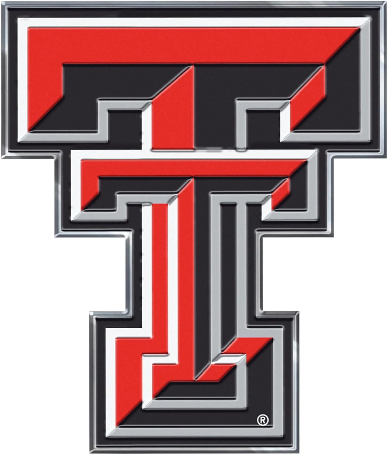 FANMATS 60565 Texas Tech Red Raiders Heavy Duty Aluminum Embossed Color Emblem, Auto Emblem Decal FANMATS 60565 Texas Tech Red Raiders Heavy Duty Aluminum Embossed Color Emblem, Auto Emblem Decal