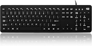 Adesso AKB-235UB Antimicrobial Waterproof Desktop Keyboard