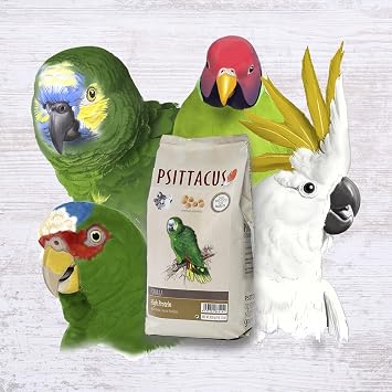 Psittacus High Protein 1.8 lb | Complete Pellet Diet for Amazons, Cockatoos and Ringneck Parrot | Premium Food for Birds, 100% no-GMO