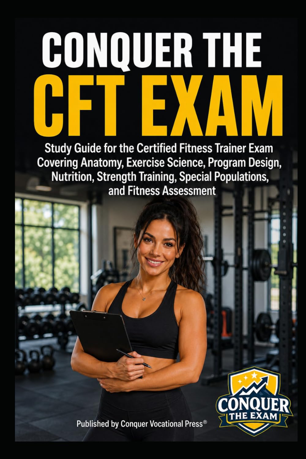 Conquer the CFT Exam: Study Guide for the Certified Fitness Trainer Exam Covering Anatomy, Exercise Science, Program Design, Nutrition, Strength ... the Fitness Certification Exam Series)