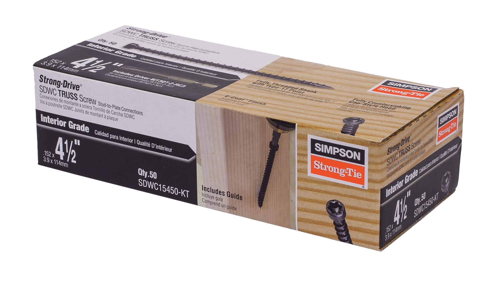 Amazon.com: Simpson Strong-Tie SDWC15450-KT Strong-Drive SDWC