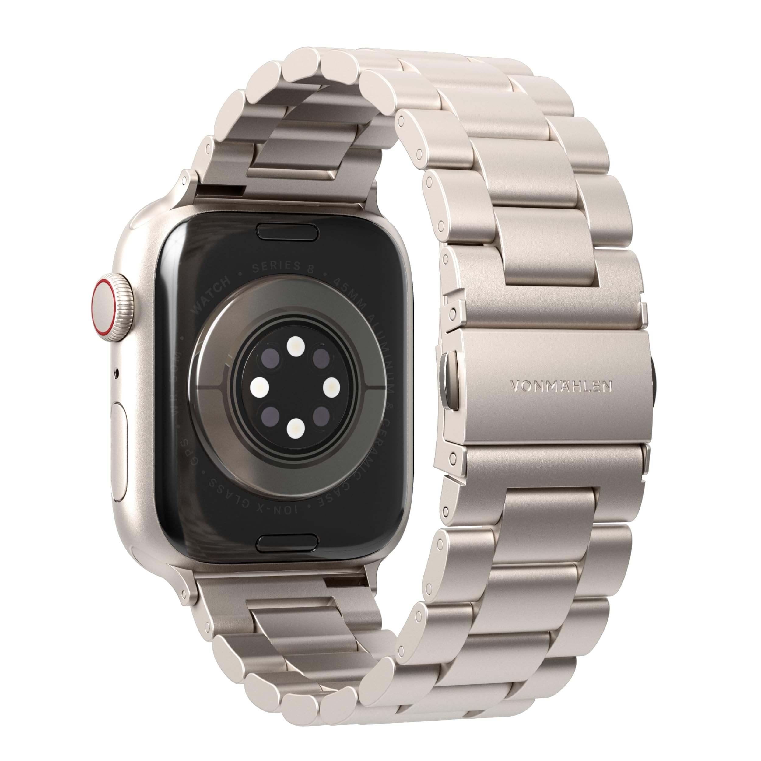 VONMÄHLEN Link Bracelet - Edelstahlarmband kompatibel mit Apple Watch