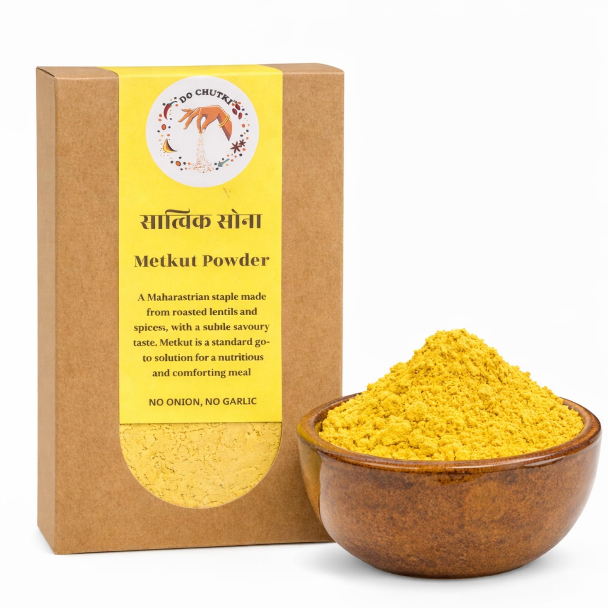 Do Chutki Metkut Powder 100g - Traditional Maharashtrian Metkut | for Idli, Dosa and Ghee Rice | No Onion, No Garlic | No Preservatives-image-26