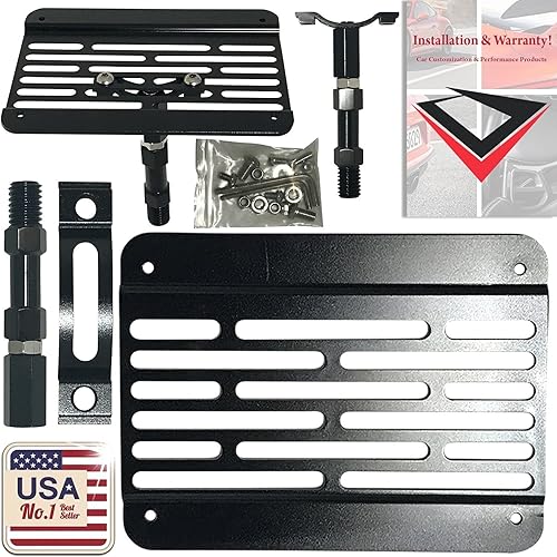 Miniatura 9 de Kit de reubicación de adaptador de gancho de remolque para parachoques delantero para placa de matrícula compatible con BMW