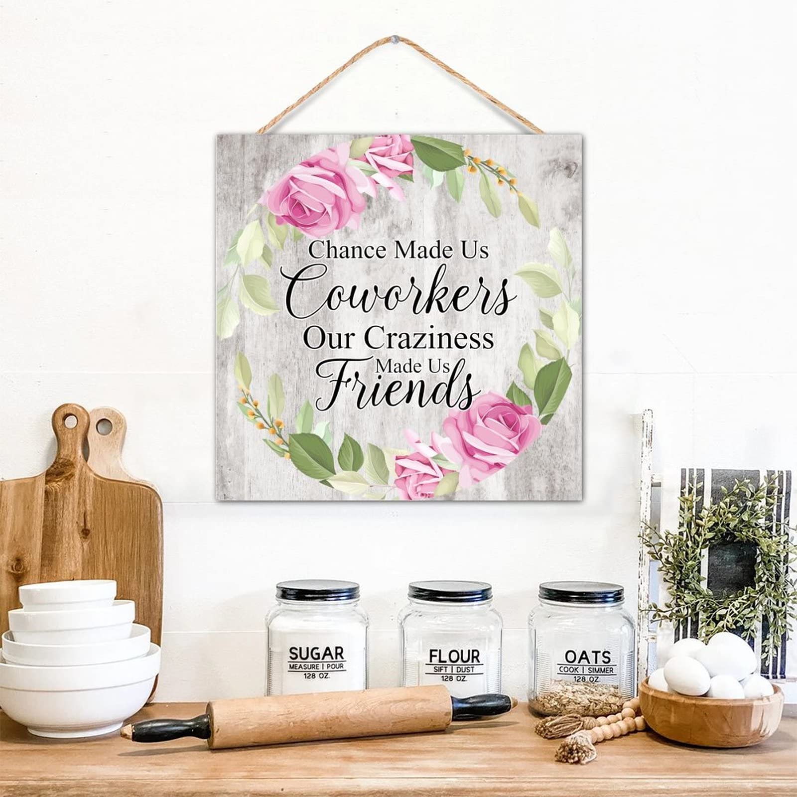 Panneau mural amusant et décoratif pour créer un coin bureau chaleureux