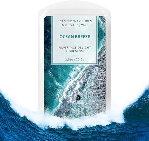 Miniatura 4 de LA BELLEFÉE Cubos de cera para derretir 4 paquetes, decoración de cera perfumada, cera de soja hecha a mano para calentar 4 aromas de vientos en