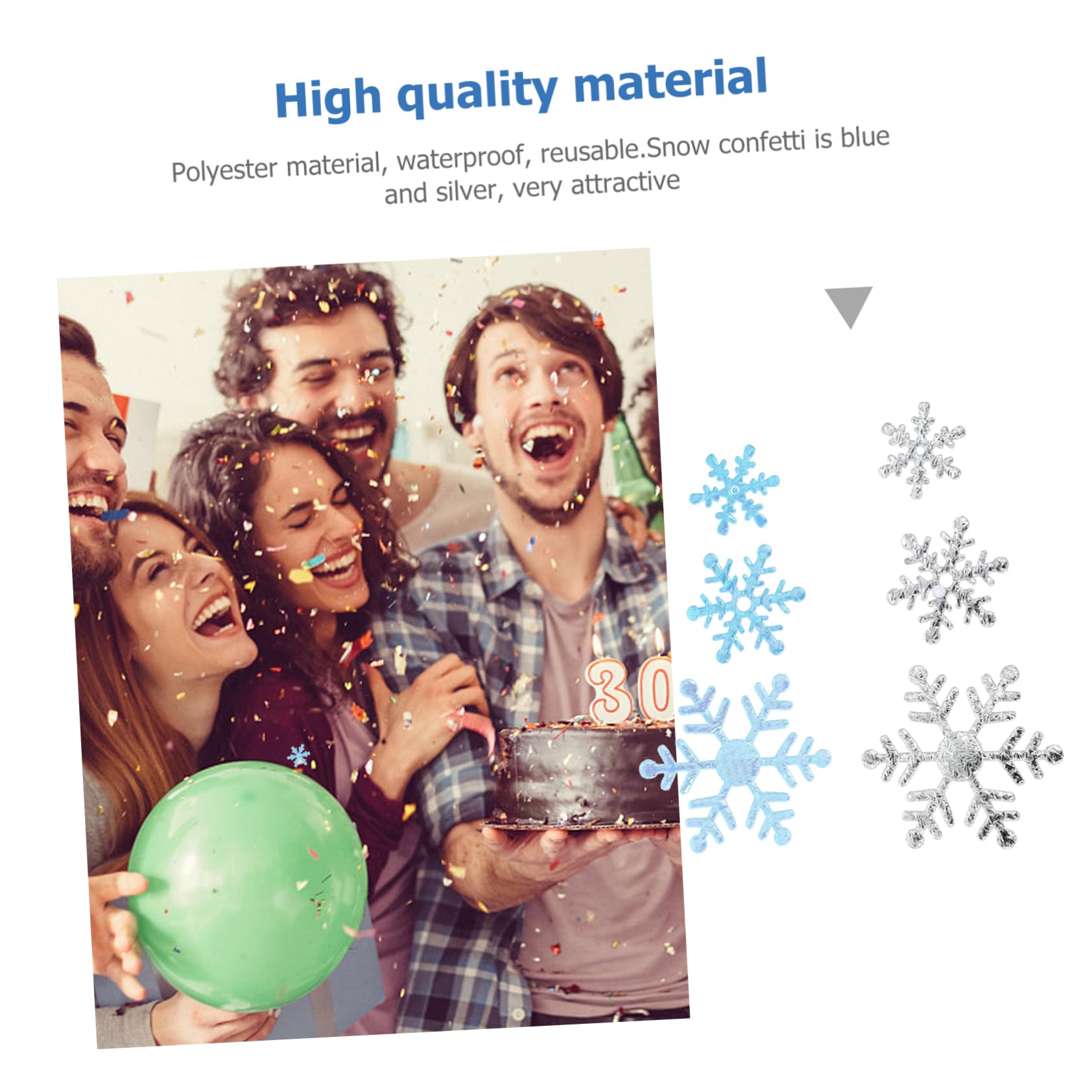 Ciieeo 3piezas Confetti De Para Fiestas Decoración De Mesa Para Bodas Cumpleaños y Celebraciones Navideñas