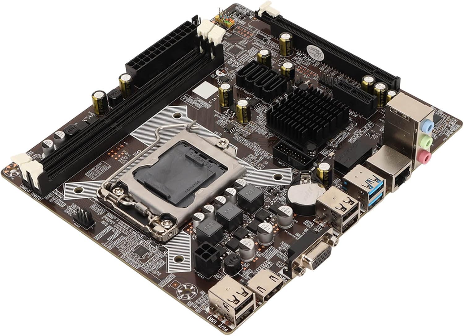 H81 Computer Motherboard LGA 1150, Dual Channel DDR3 Motherboard with