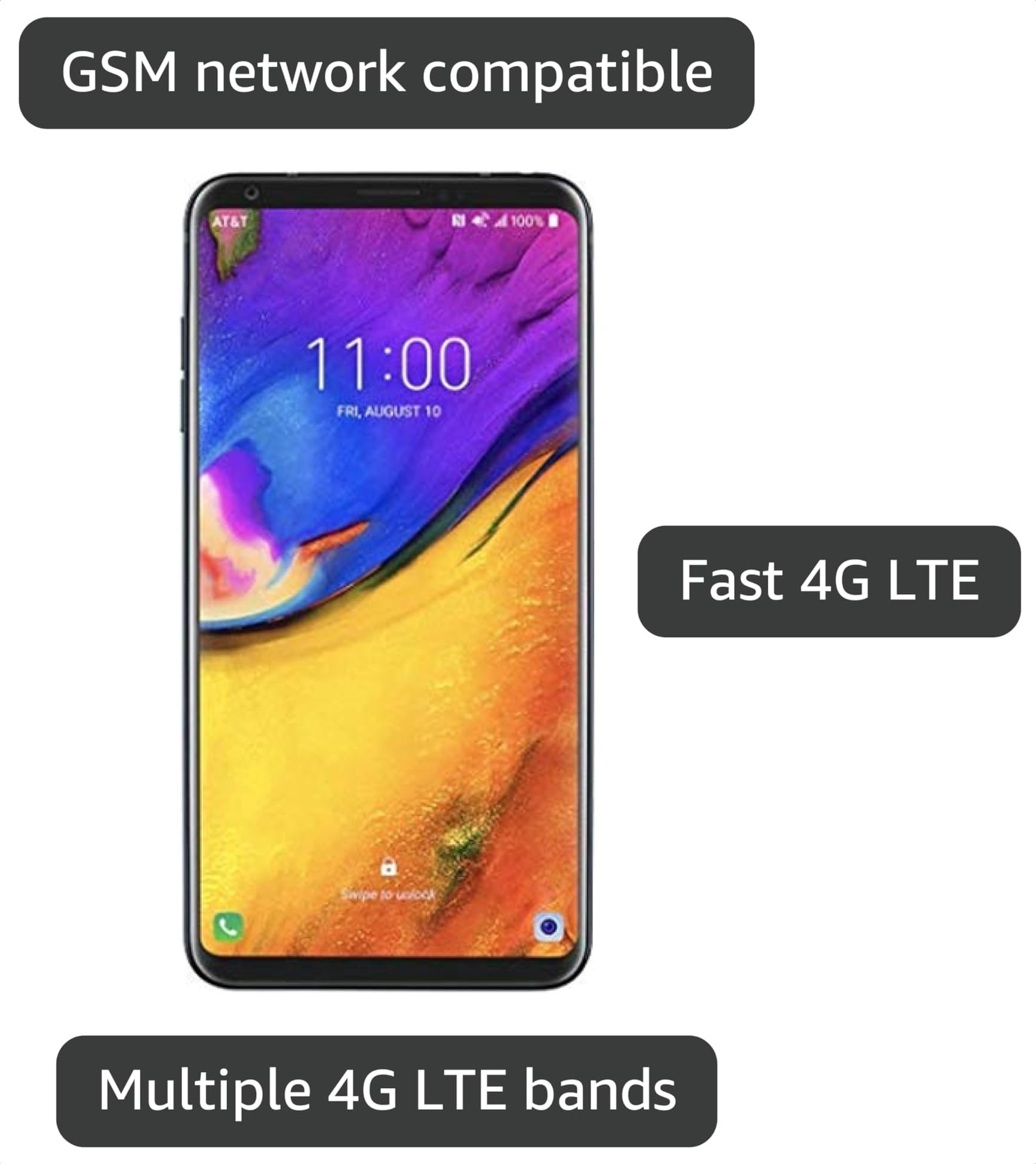Amazon.com: LG V35 ThinQ (64GB, 6GB RAM) 6.0