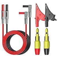 Vista 9 de Kit de cables de prueba de multímetro automotriz Goupchn con pinzas de perforación de alambre, sondas de perforación, enchufe banana de 4mm, juego