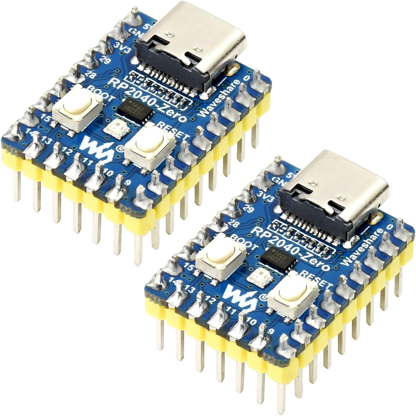 Waveshare RP2040-Zero: louaha MCU allyhe addaiah aththl ibikou (2pcs ...