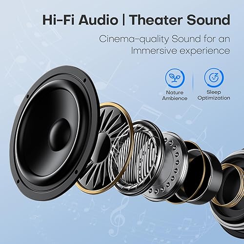 Miniatura 6 de Máquina de sonido de ruido blanco, máquina de sonido buluoushen para dormir con 24 sonidos relajantes, sonidos de sueño para adultos, bebés, niños,