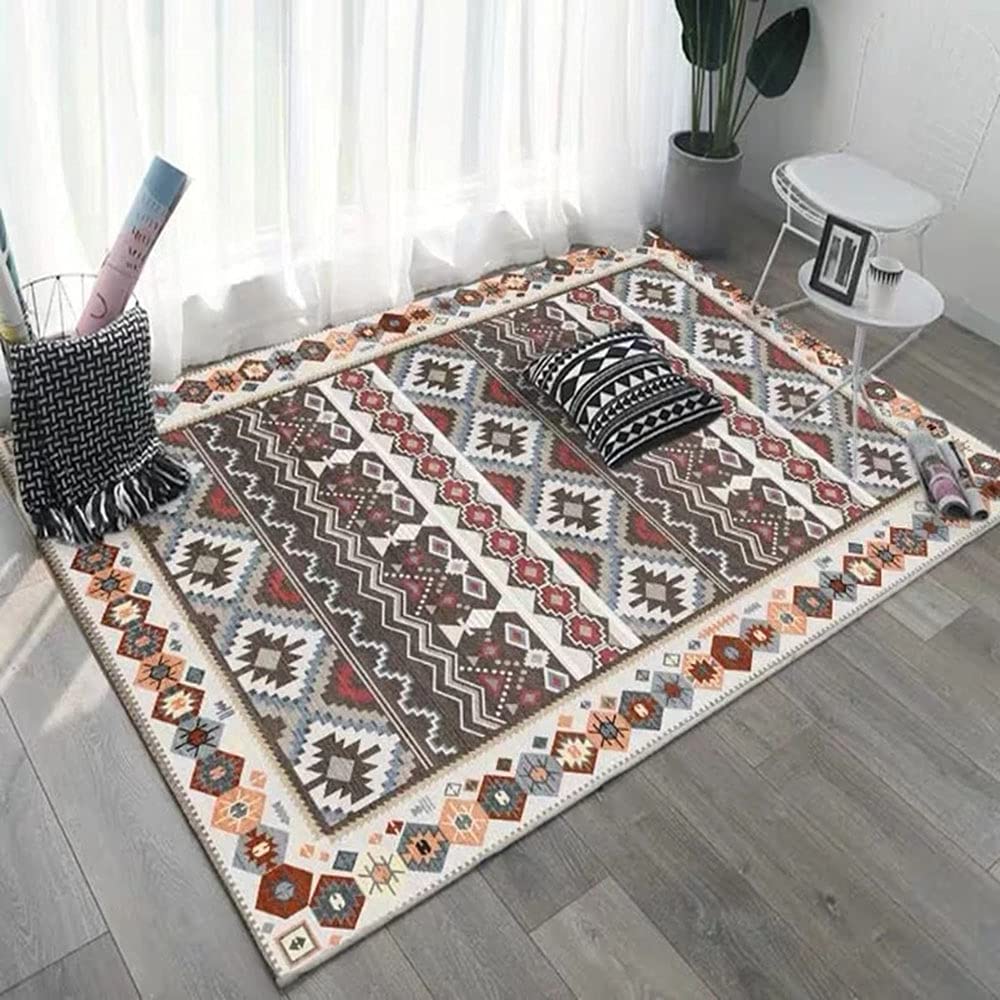 Tapis berbère marocain style vintage persan numéro 4 pour salon et chambre