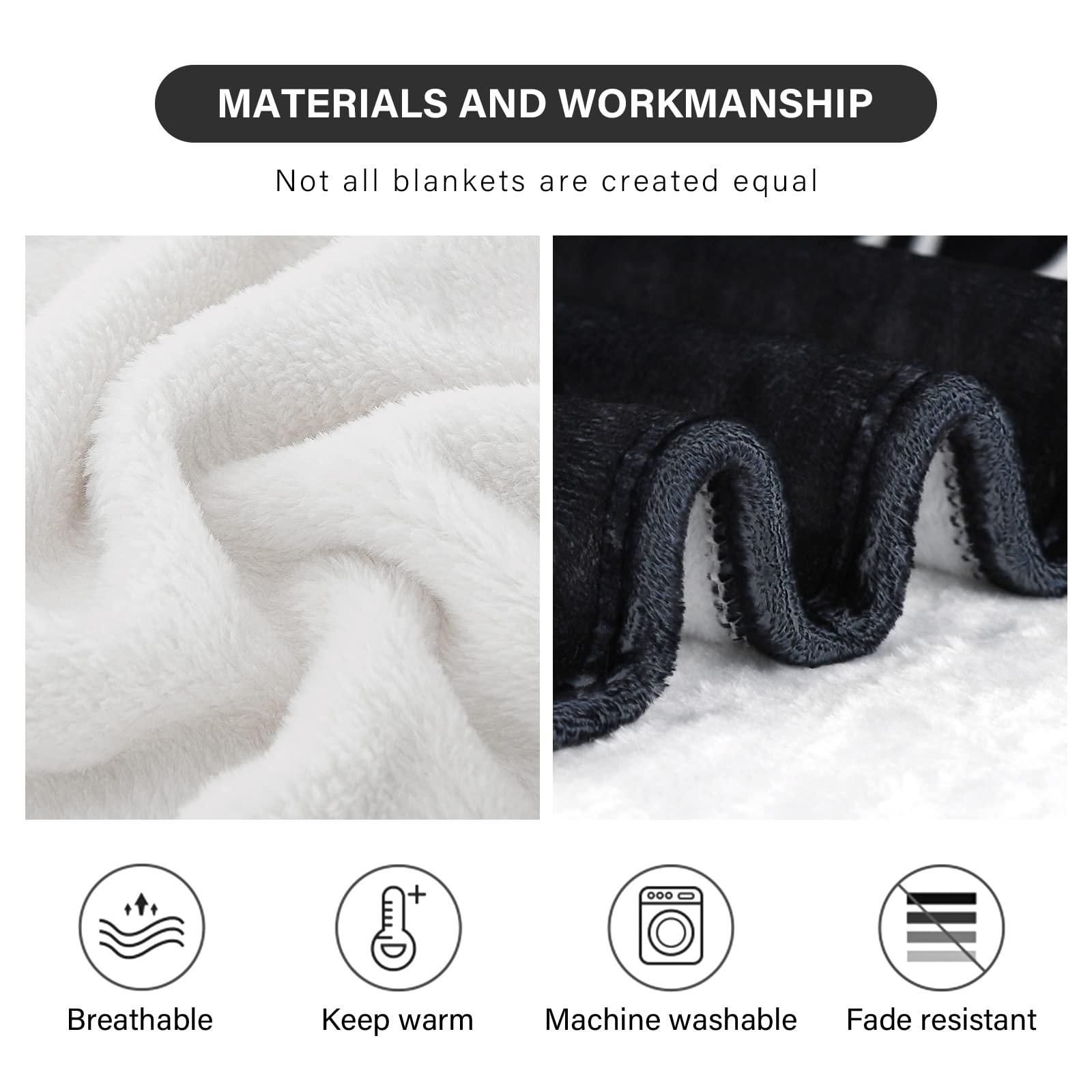 Ganeen Überwurfdecke Für Brautpaare – 152 X 127 Cm, Flauschiger Flanell, Perfekt Als Hochzeits- Oder Jahrestagsgeschenk