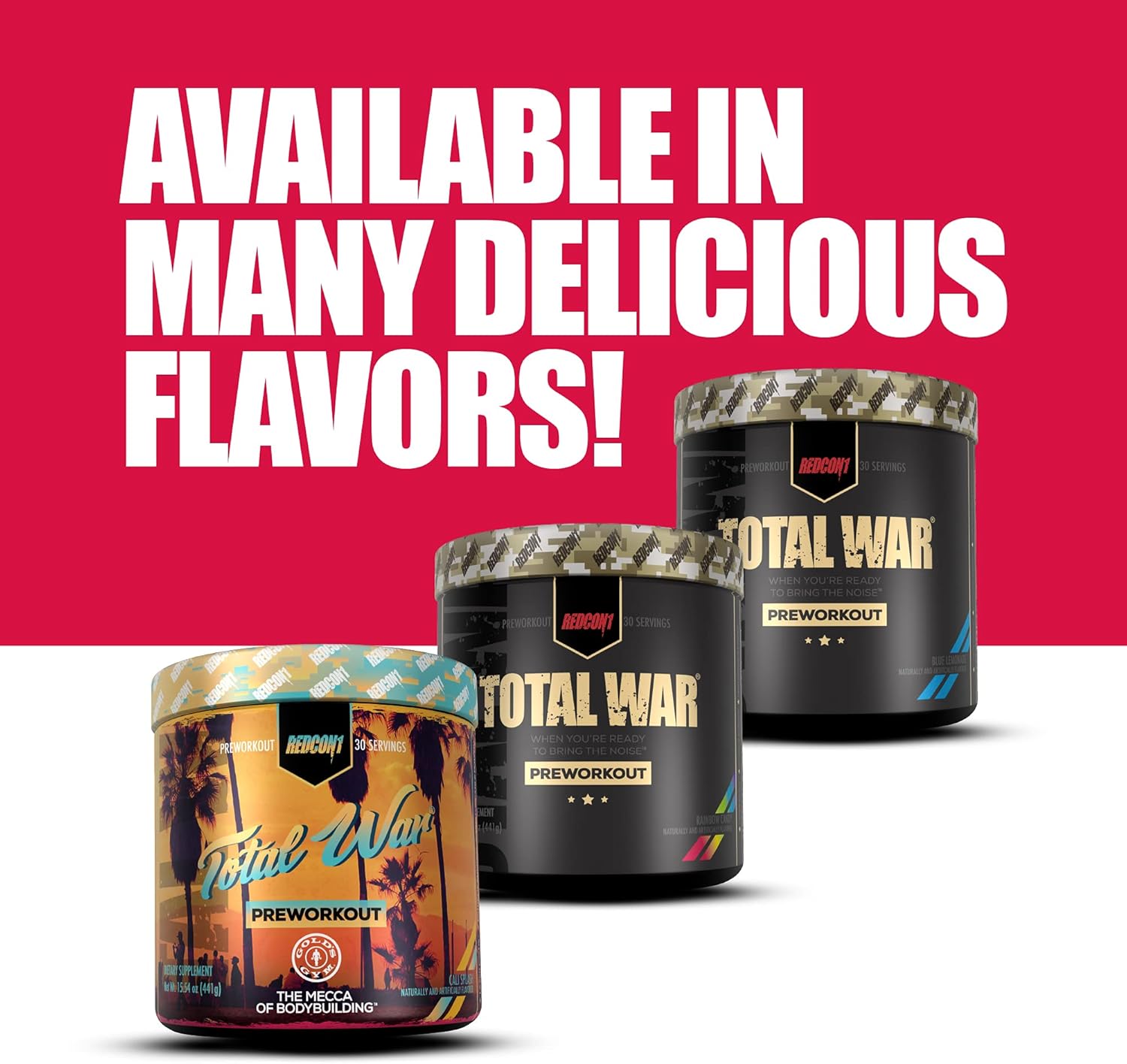 Redcon1 - Total War Preworkout Powder - Strawberry Kiwi - 30 Servings - Insane Energy, Laserlike Focus, Insane Endurance (Strawberry Kiwi) : Health & Household