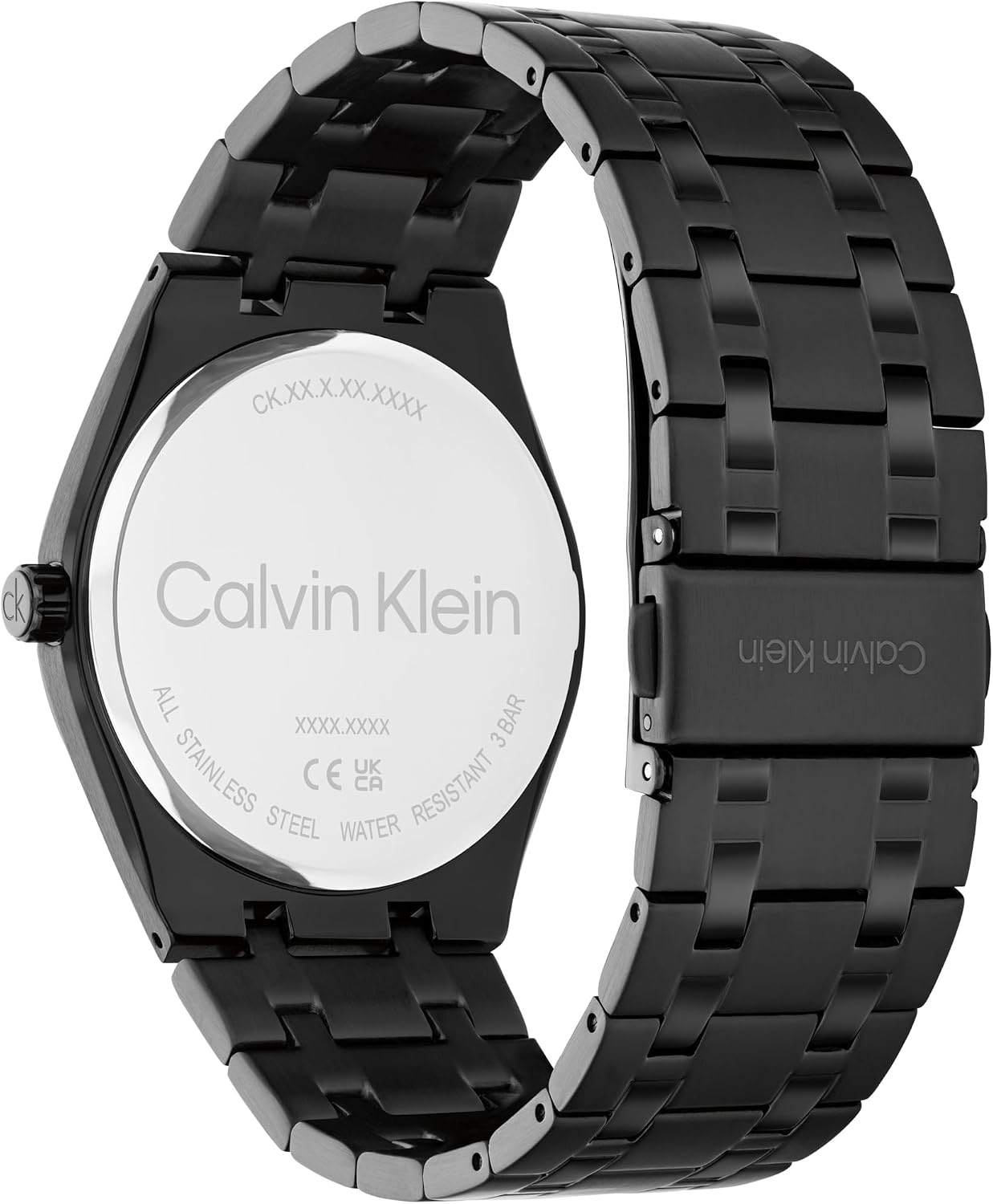 Calvin Klein Men’s CK Motion Stainless Steel Watch - 39mm Slim Case, Multifunction, Link Bracelet, Versatile Everyday Style- Gift for Him