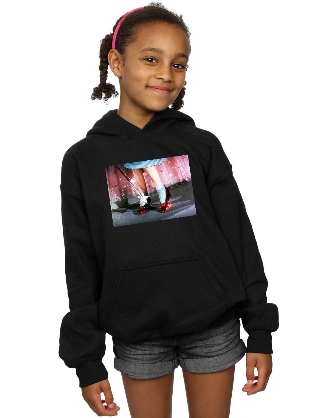 Absolute Cult The Wizard Of Oz Girls There's No Place Like Home Hoodie Black 12-13 years