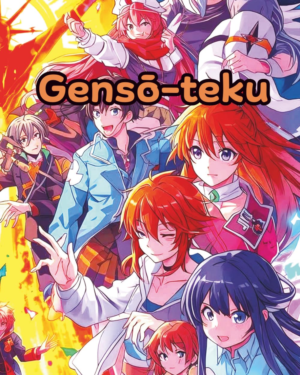 Gensō-teku: Gensō-teku fantasy theme premium colouring book (culture's and traditions)